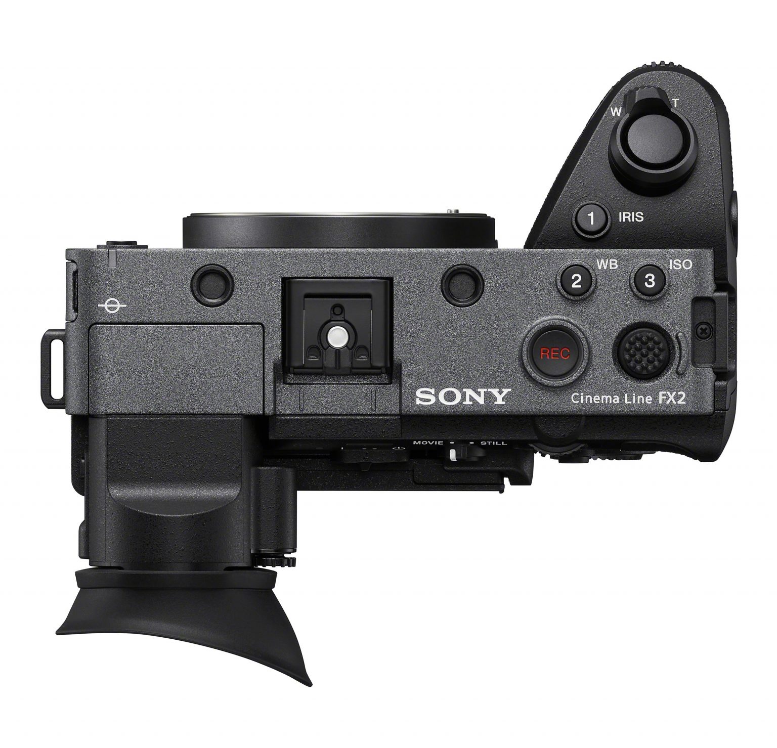 Sony Cinema Line camera FX2 top view