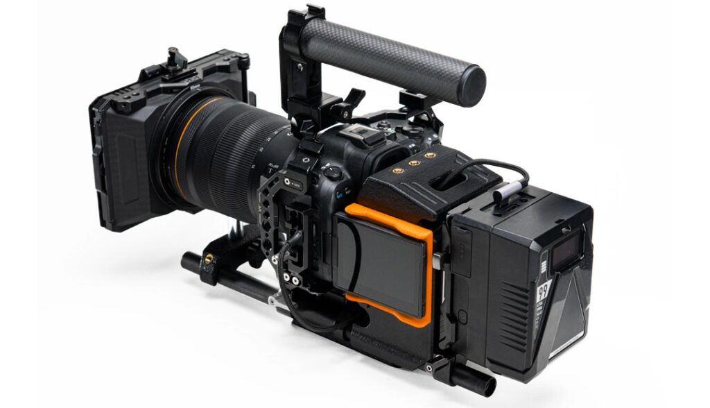 Image of a well rigged-up camera