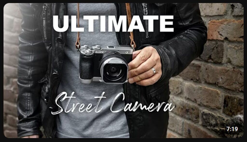 Cover image for a YouTube video about the 'ultimate street camera'